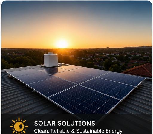 Solar Solutions — clean rooftop solar installation
